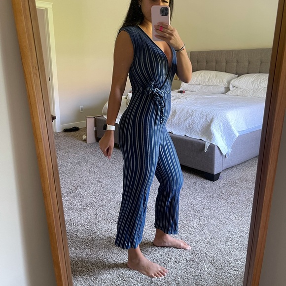 Navy Blue Jumpsuit - Picture 2 of 2